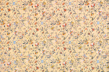 TAPISSERIE ANCIENNE AVEC PETITES FLEURS