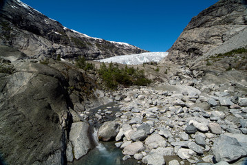 Norway, Jostedalen, Nigards Glacier