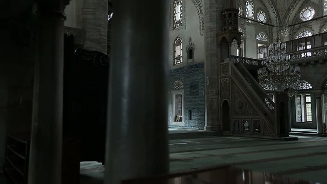 Istanbul Ottoman Hekimoglu Ali Pasa Mosque Interior 2