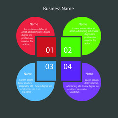 Infographic template design