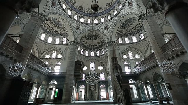 Istanbul Ottoman Hekimoglu Ali Pasa Mosque Interior 3