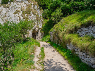 Tunnel entrance on 52 Tunnels Hiking Trail