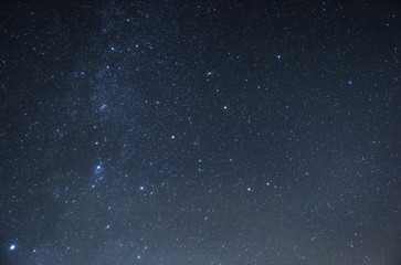 Obraz premium Photo of beautiful blue night sky filled with stars