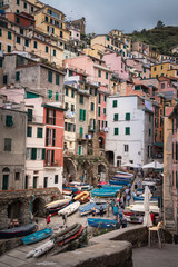 Fototapeta na wymiar Panorama of Cinque Terre in Italy