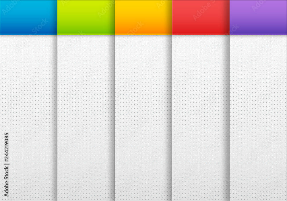 Poster vector background with colorful vertical stripes. graphic concept for planning.