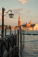 Naklejka premium Evening at Venetian lagoon