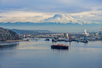 Port Under Mount Rainier 5