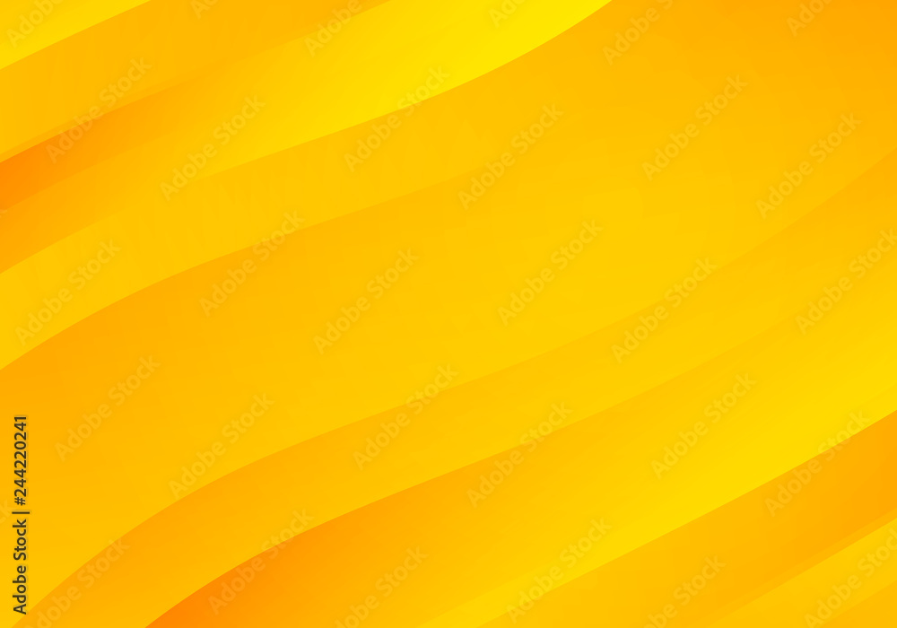 Poster Abstract Yellow Background with Waves. Abstract Yellow Background with Waves.