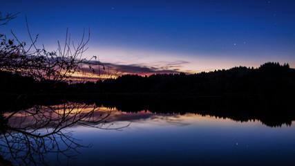 Sunset at Stone Lagoon, Humboldt County, California