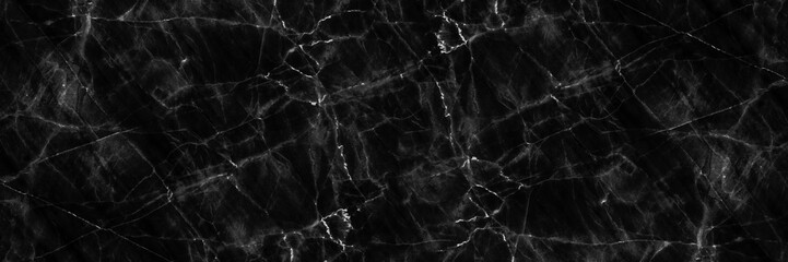 horizontal elegant black natural marble for pattern and background