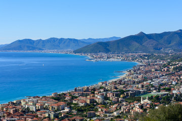 Obraz premium Panorama di Borgio Verezzi