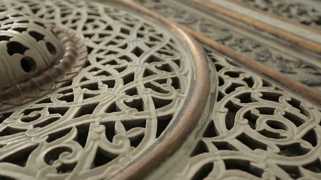 Istanbul Ottoman Hekimoglu Ali Pasa Mosque Interior Minber Detail 2