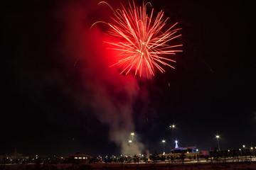 fireworks in Kazakhstan