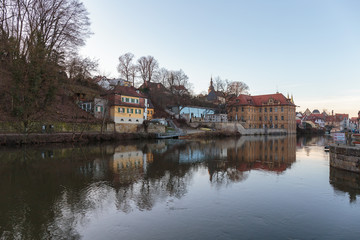 Bamberg, Germany in Winter, nice lovely tourist city for travel