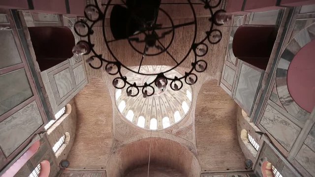 Istanbul Ottoman Kalenderhane Mosque Interior Dome 2