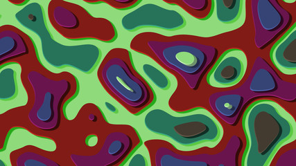Background in paper style. Abstract colorful background.
