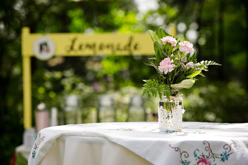 Wedding decoration summer lemonade stand
