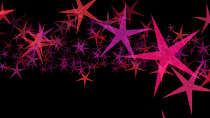 Background of multi-colored stars. Abstract background pattern.