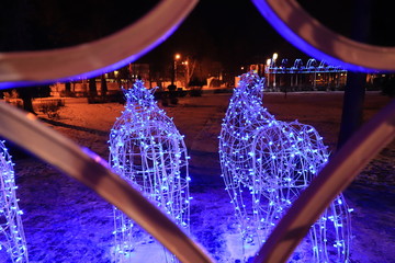 Светодиодные кони.