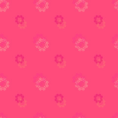 Seamless background pattern with various colored circles.