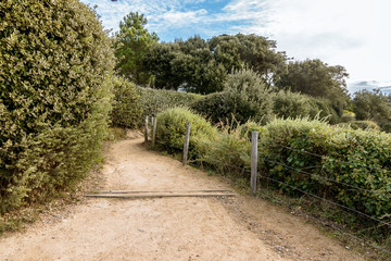 The customs road along the C&ocirc;te de Jade de Pornic in French Brittany