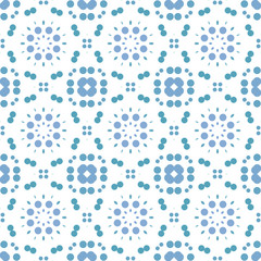 Seamless abstract pattern background with a variety of colored circles.