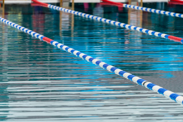Obraz premium Swimming pool lanes