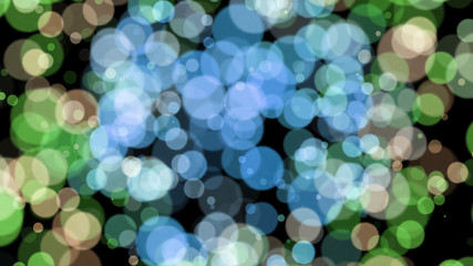 Background of multi-colored circles.