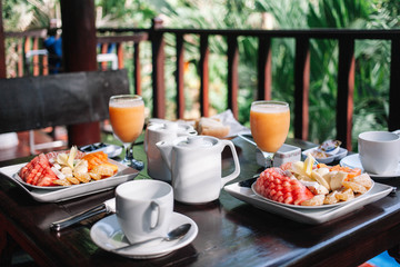 petit déjeuner exotique