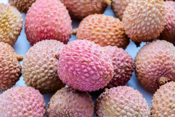 Lychee (LEE-chee; Litchi chinensis) is the sole member of the genus Litchi in the soapberry family, Sapindaceae. Tropical fruit.