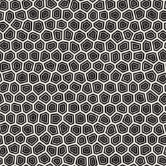 Seamless irregular lines vector mosaic pattern. Abstract chaotic tessellation texture