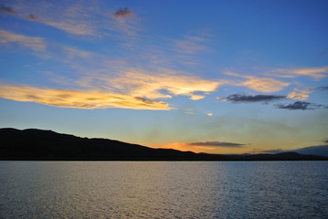Sonnenuntergang am Titicacasee