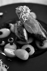 meat with lemon and vegetables