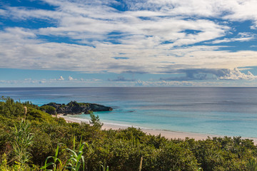 Looking out across Horseshoe Bay on the island of Bermuda