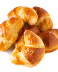 Baked crescents background