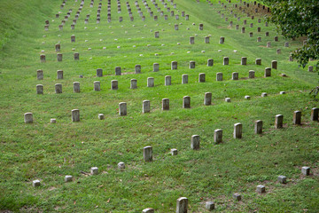 Vicksburg National Military Park preserves the site of the American Civil War Battle of Vicksburg