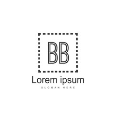 Letter Logo BB Template Vector Design