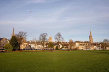 Stamford is a town on the River Welland in Lincolnshire, England