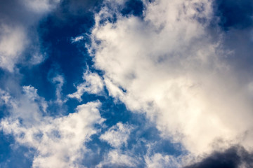 Fototapeta premium Clouds in the blue sky - Photography