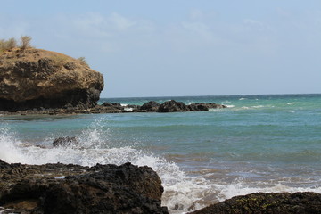 A beach in Cape Verde