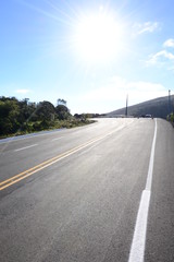 road in mountains