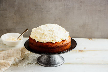 Delicious coconut cake