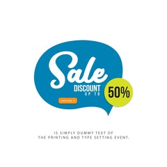 Banner sale vector template