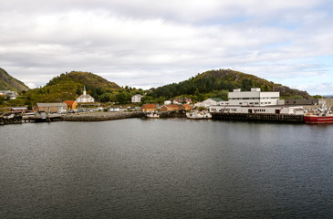 Fototapeta na wymiar Nusjford village in Norway