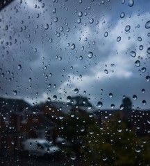 Rain Drops on Window