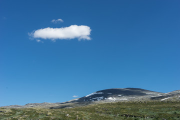 Landschaft im Skanmsdalsvegen  im Dovrefjell