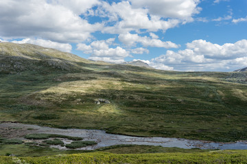 Landschaft im Skanmsdalsvegen  im Dovrefjell