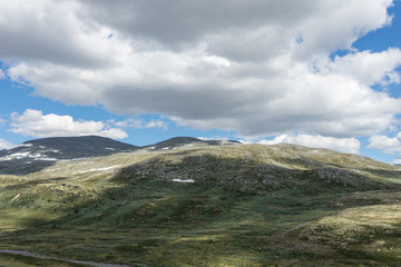 Landschaft im Skanmsdalsvegen  im Dovrefjell