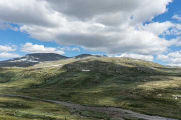 Landschaft im Skanmsdalsvegen  im Dovrefjell