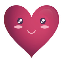 heart face emoticon character